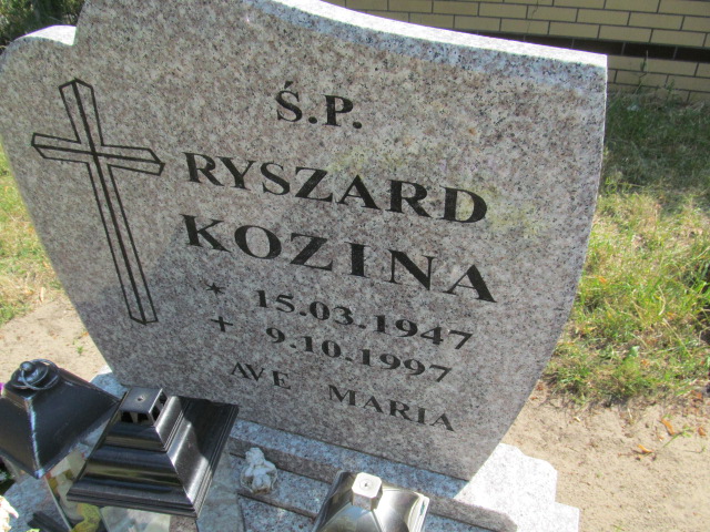 Ryszard Kozina 1947 Stepnica - Grobonet - Wyszukiwarka osób pochowanych