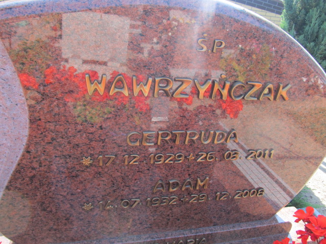 Gertruda Wawrzyńczak 1929 Stepnica - Grobonet - Wyszukiwarka osób pochowanych