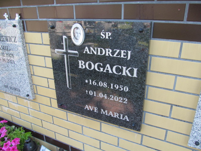 Andrzej Bogacki 1950 Stepnica - Grobonet - Wyszukiwarka osób pochowanych