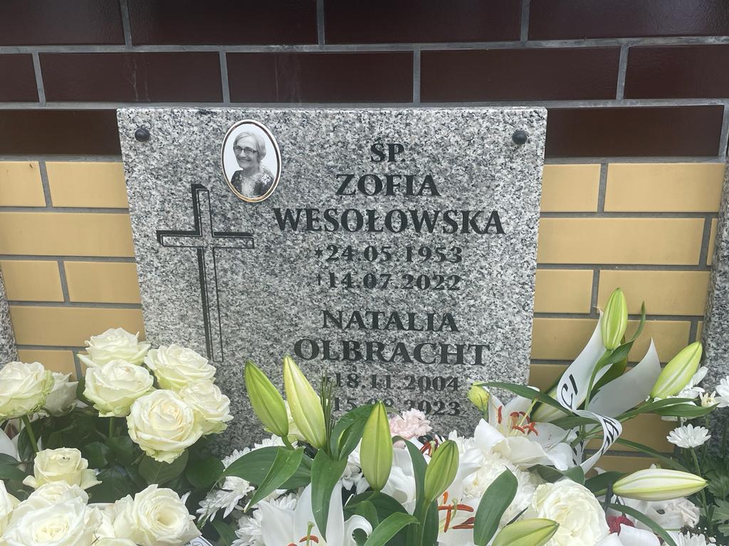 Zofia Wesołowska 1953 Stepnica - Grobonet - Wyszukiwarka osób pochowanych