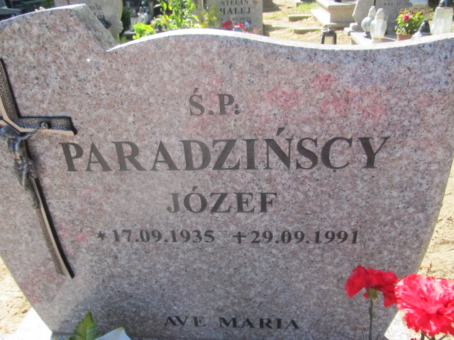 Józef Paradziński 1935 Stepnica - Grobonet - Wyszukiwarka osób pochowanych