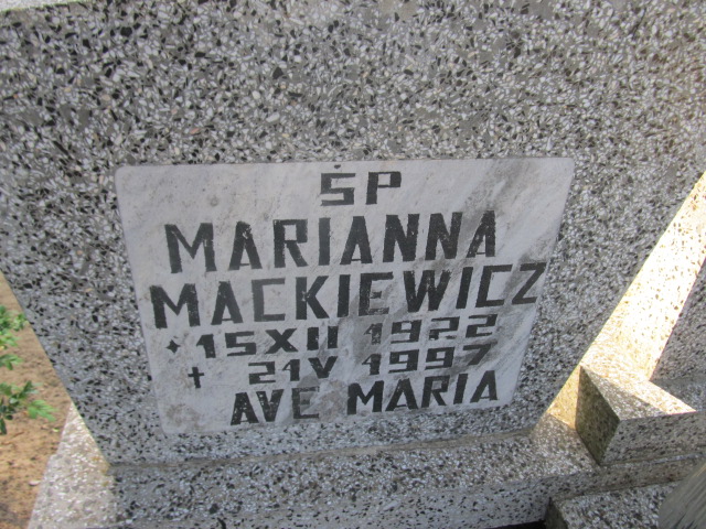 Jan Mackiewicz 1920 Stepnica - Grobonet - Wyszukiwarka osób pochowanych