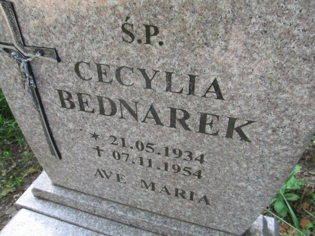 Cecylia Bednarek 1934 Stepnica - Grobonet - Wyszukiwarka osób pochowanych